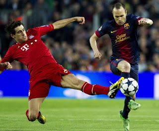 Barcelona 0-Bayern Munich 3-Champions League