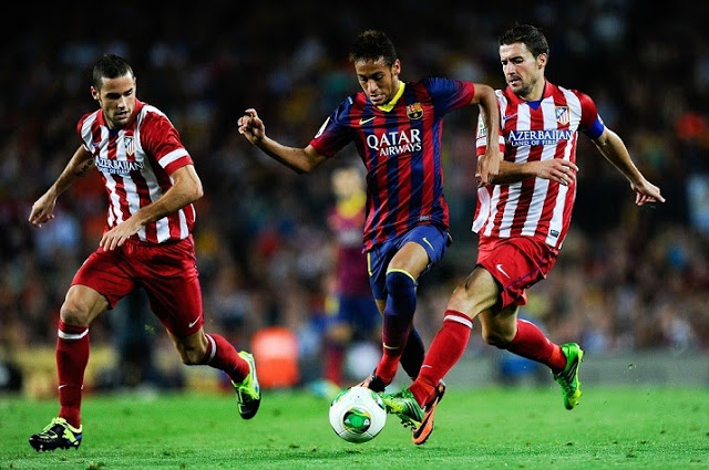 Neymar se lleva la pelota Neymar se lleva la pelota supercopa