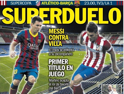 La previa Atlético Madrid-Barcelona Supercopa 2013