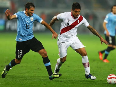Perú 1-Uruguay 2-Eliminatoria Brasil 2014
