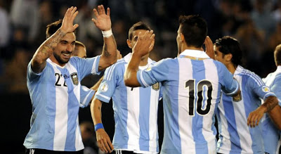 Argentina 3-Perú 1-Eliminatoria Brasil 2014