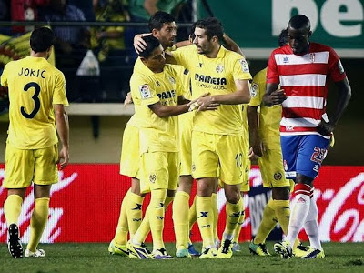 Villarreal 3-Granada 0-Jornada 8 Liga Española