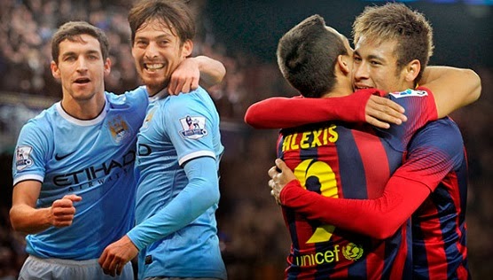 Manchester City vs. Barcelona Manchester City vs. Barcelona octavos champions