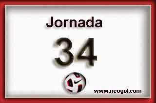 Partidos Jornada 34. Liga Española 2014