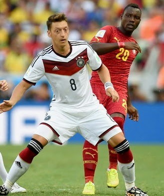 Alemania 2-Ghana 2. Mundial Brasil-Grupo G