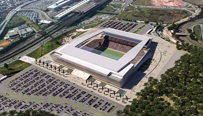 Estadio Arena Corinthians, Sao Paulo. Estadio Arena Corinthians, Sao Paulo. Mundial Brasil 2014
