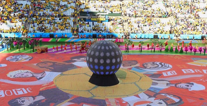 Las mejores imágenes de la Ceremonia inaugural del Mundial Brasil 2014