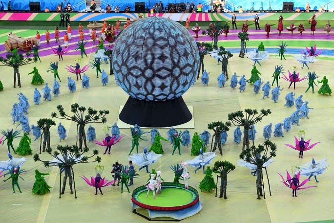 Las mejores imágenes de la Ceremonia inaugural del Mundial Brasil 2014