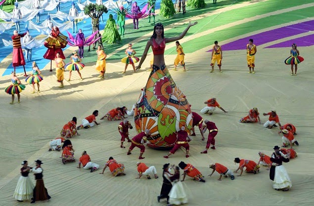 Las mejores imágenes de la Ceremonia inaugural del Mundial Brasil 2014