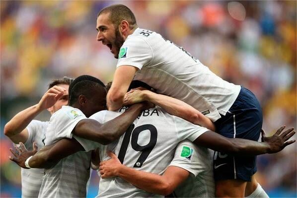 Francia vence 2-0 a Nigeria y está en cuartos: Octavos de final