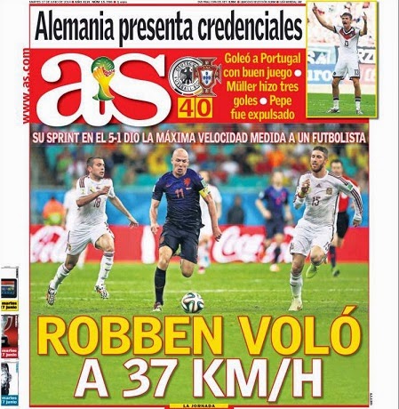 Paliza de Alemania a Portugal y España tiene esperanza: Las portadas