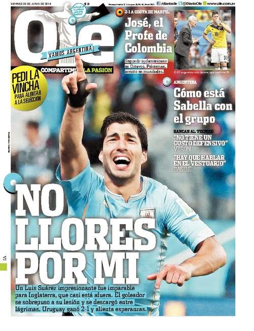 inglaterra uruguay suarez mundial brasil 2014 diario ole