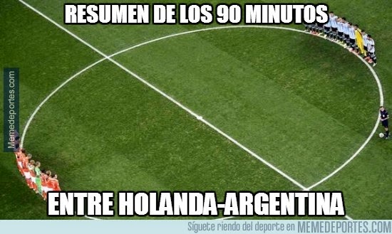 Los mejores memes y chistes de Holanda-Argentina: Semifinal