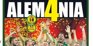 Alemania Rey del fútbol Mundial, Messi desaparecido | Las portadas Portada Alemania Campeón Mundo 2014