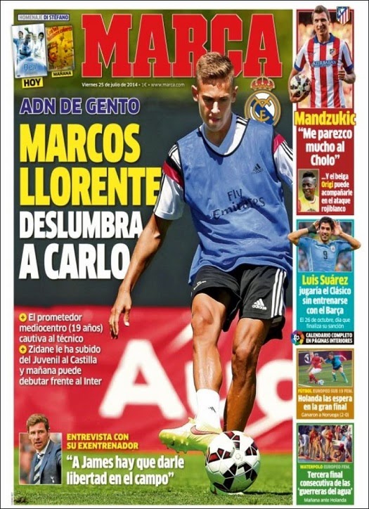 Portada Marca: Marcos Llorente Portada Marca: Marcos Llorente