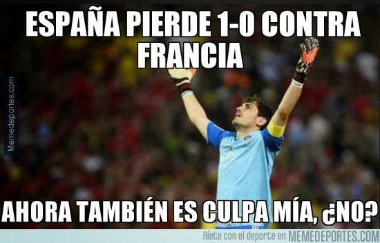 Amistoso Francia-España: los mejores memes iker casillas