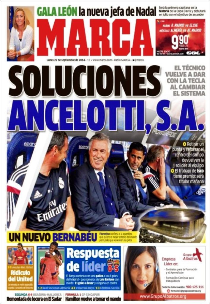 Portada Marca: Soluciones Ancelotti Portada Marca: Soluciones Ancelotti