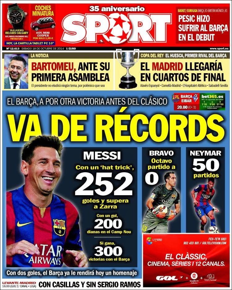 Espagne : le Barça de Messi égale le record d'invincibilité - TSA
