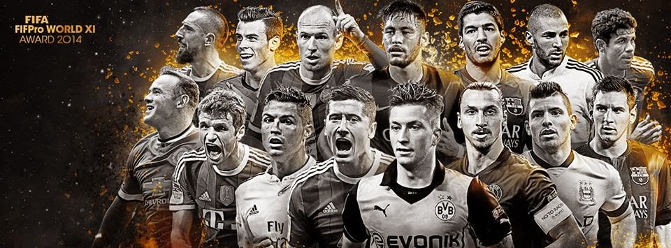 Premios FIFPro 2014: el once ideal del año 2014. Candidatos