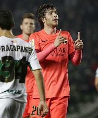 Elche 0-Barcelona 4. Octavos Copa del Rey (vuelta)