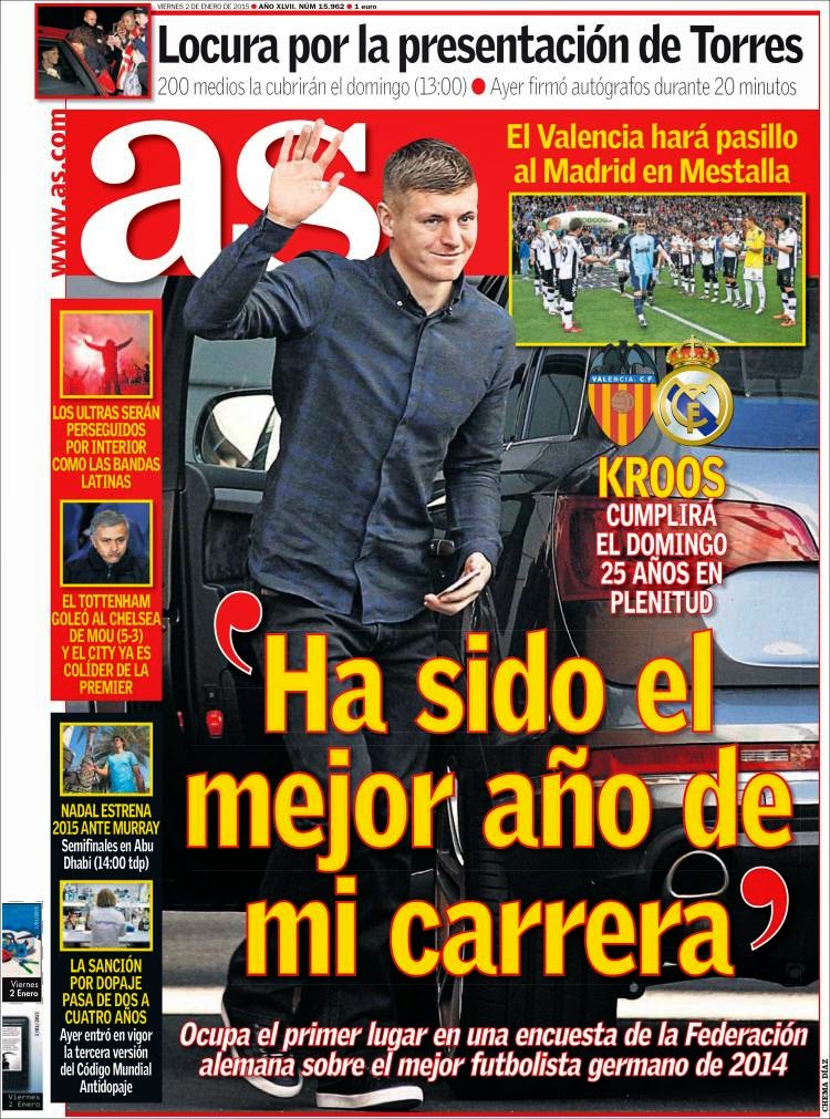 Portada AS: Toni Kross Portada AS: Toni Kross