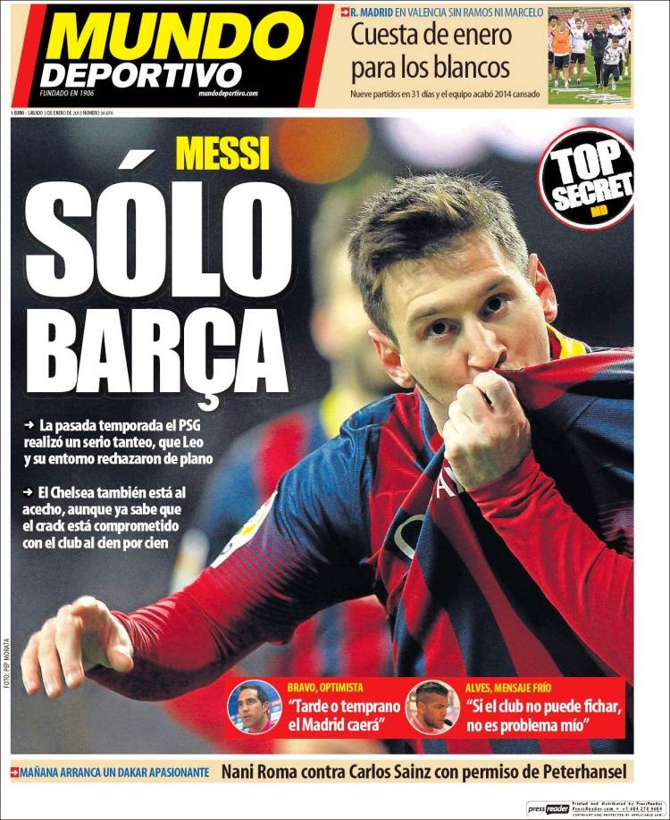 Messi no se vende, Ramos a tope: las portadas