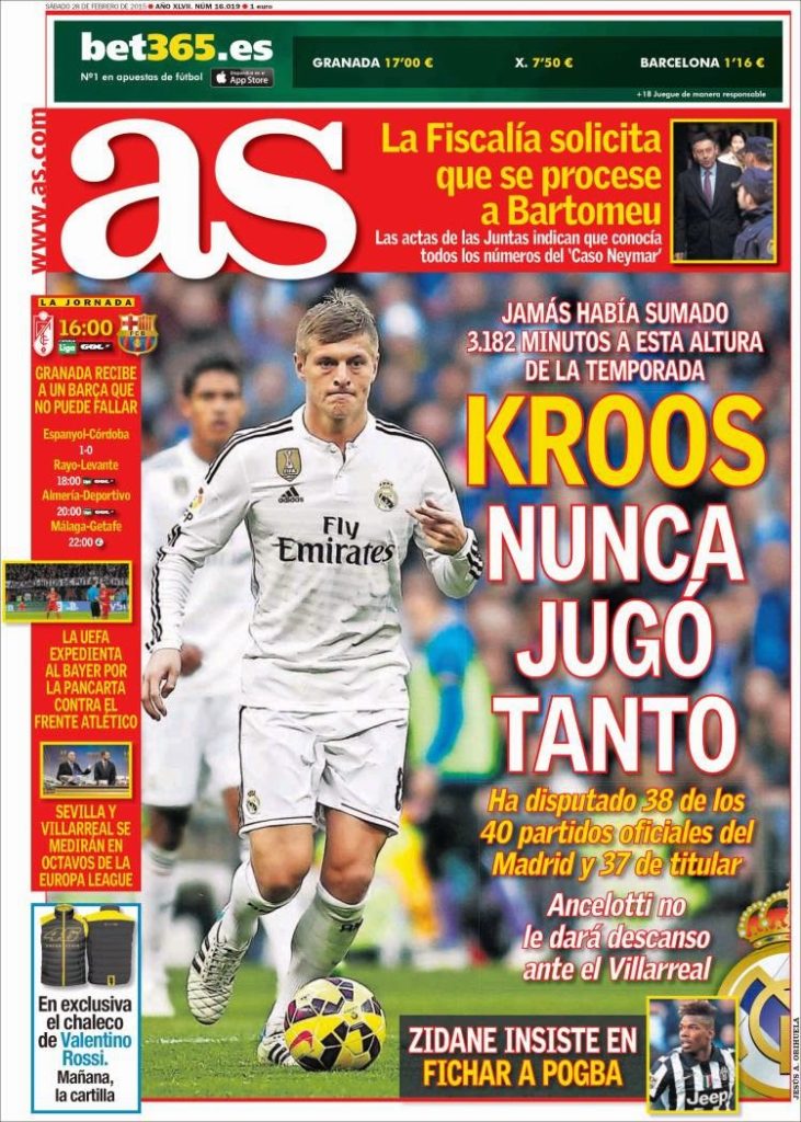 Portada AS: Toni Kross Portada AS: Toni Kross