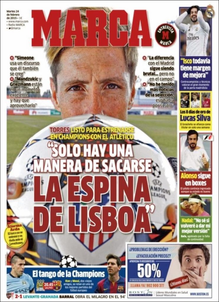Portada Marca: el Niño Torres Portada Marca: el Niño Torres