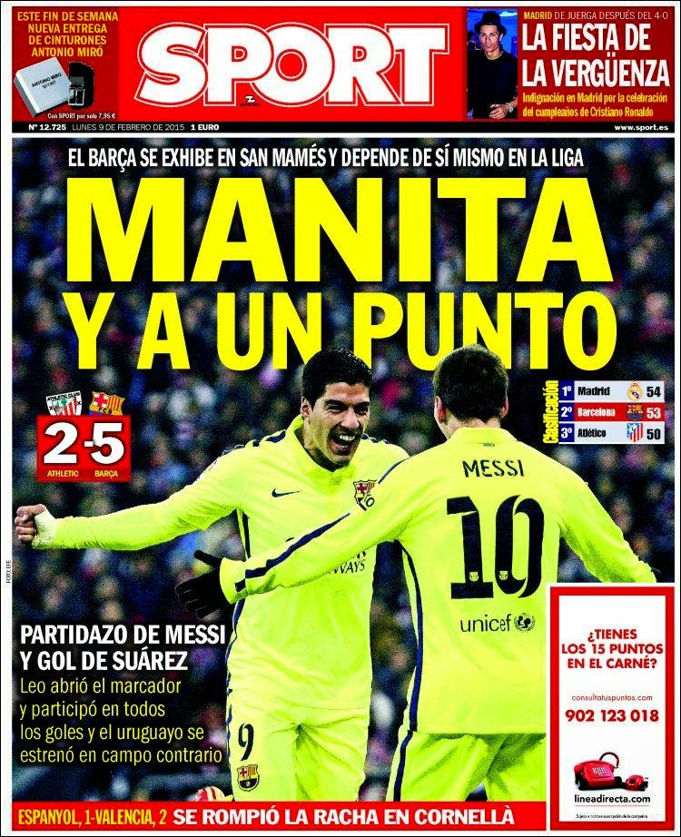 Manita y a un punto, la BBC bajo sospecha: las portadas