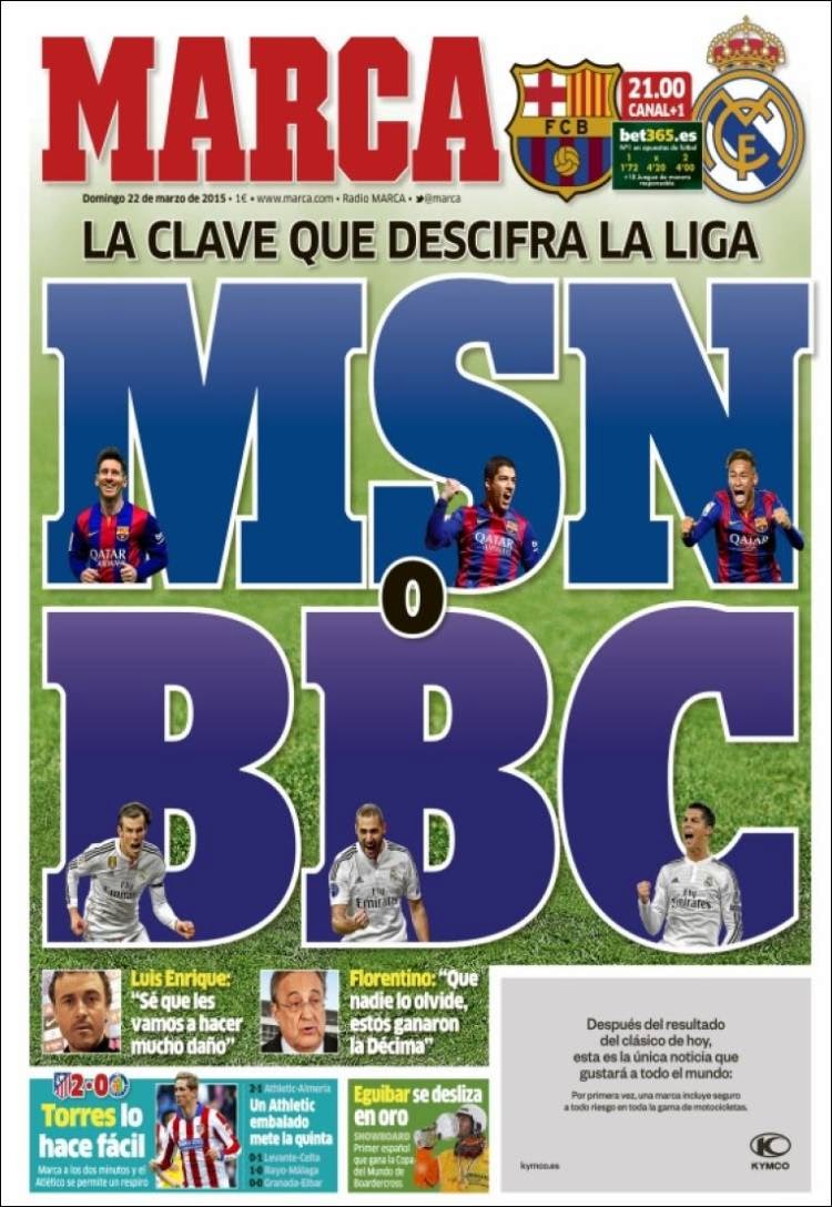 Se detiene el planeta, llega Barça-Madrid, el clásico universal: las portadas