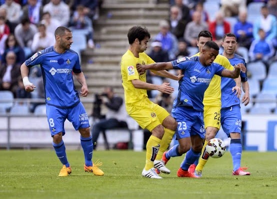 Getafe 1-Villarreal 1. Jornada 31 Liga Española