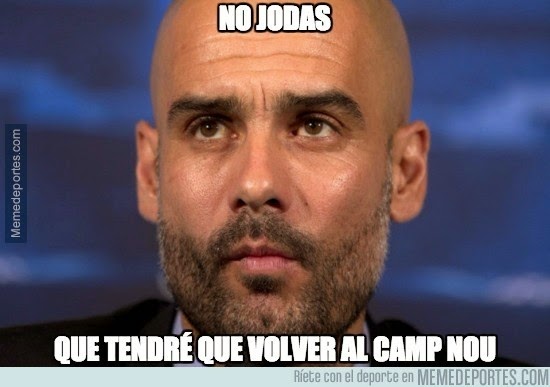 Los mejores memes del sorteo de Semifinales de Champions 2015 pep guardiola