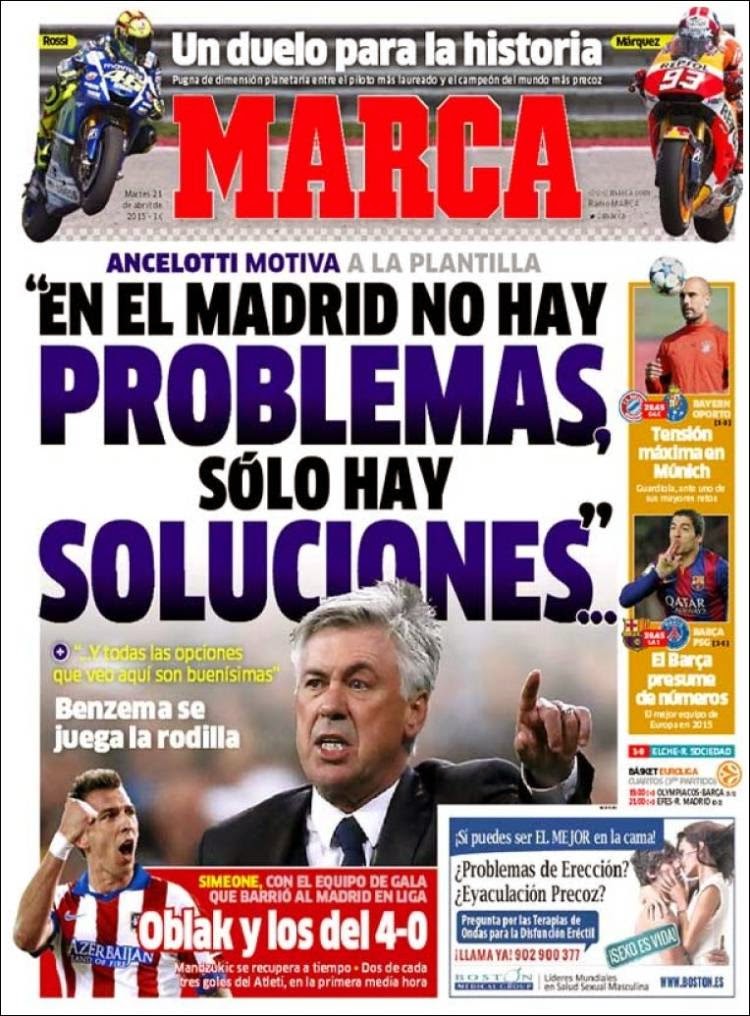 Portada Marca: Soluciones Ancelotti Portada Marca: Soluciones Ancelotti