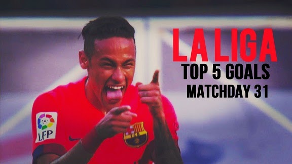 Los 5 mejores goles de la Jornada 31: Liga Española 2015