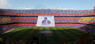 Las imágenes del adiós de Xavi Hernández en el Camp Nou