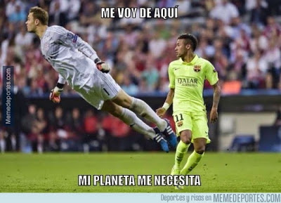 Los mejores memes del Bayern Munich-Barcelona: Semis Champions neuer mi planeta me necesita