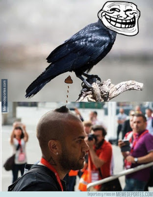 Los mejores memes de la final Athletic-Barcelona. Copa del Rey peinado dani alves
