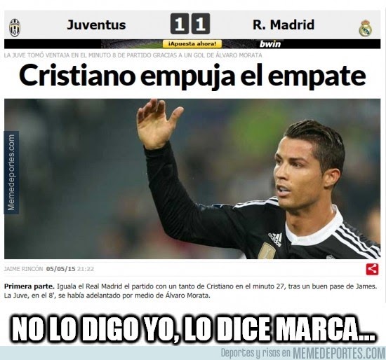 Los mejores memes del Juventus-Real Madrid: Champions