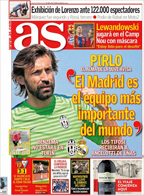 Portada AS: Andrea Pirlo Portada AS: Andrea Pirlo