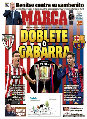 Final de Copa del Rey, hazaña o doblete: las portadas