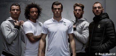 La nueva camiseta del Real Madrid: Temporada 2015-2016 ronaldo bale ramos