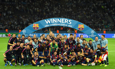 El festejo de la quinta Champions del Barça en imágenes