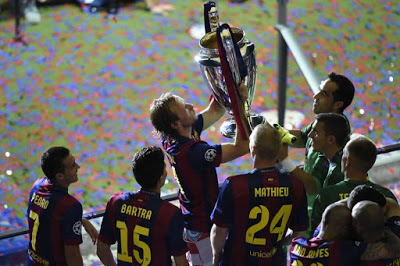 El festejo de la quinta Champions del Barça en imágenes