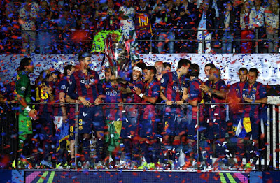El festejo de la quinta Champions del Barça en imágenes