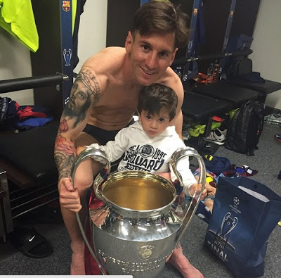 messi thiago champions league 2015