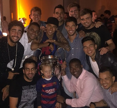 neymar instagram champions league 2015