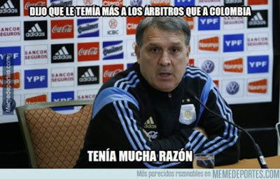 Los mejores memes del Argentina-Colombia tata martino