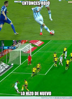  Argentina-Jamaica. Copa América  memes