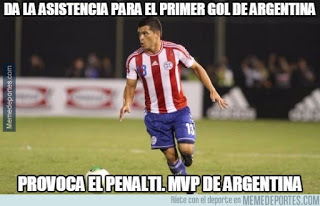 Los memes Argentina-Paraguay.