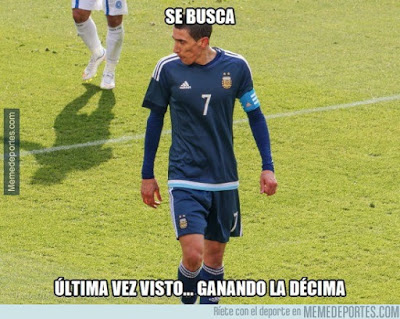 Argentina-Paraguay. Copa América memes di maria